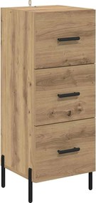 vidaXL Bufet stejar artizanal 34 x 34.5 x 90 cm Lemn compozit