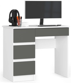 Masă PC Benicio II (Alb + gri) (S). 1070846