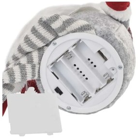 Decorațiune LED de Crăciun 4xLED/3xAA spiriduș