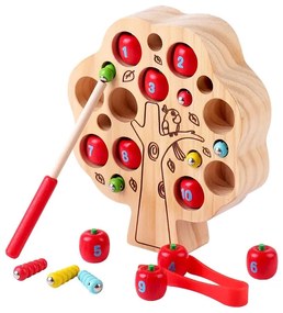 Joc magnetic dexteritate Montessori Pomul cu Mere JC11