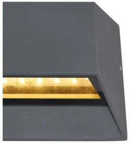 Aplică LED de exterior HONNA LED/7W/230V IP54 antracit Globo 34175