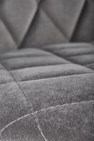 Scaun K450 velvet gri