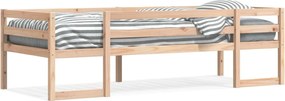 vidaXL Cadru de pat pentru copii, 75x190 cm, lemn masiv de pin