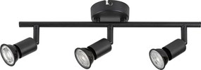 Rabalux 73147 - Spot NORTON 3xGU10/25W/230V negru
