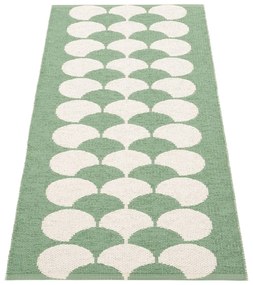 Covor tip traversă pentru interior și exterior verde/crem 70x150 cm Poppy Oregano – Pappelina