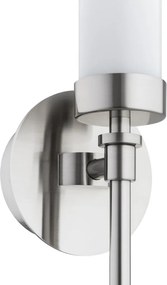 Aplica de perete stil elegant PRESTON nickel/sticla opal