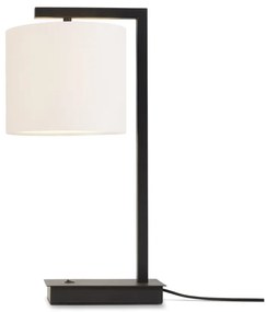 Veioza, Lampa de masa moderna Boston negru/ alb