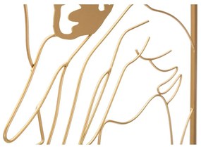 Decorațiune de perete din metal 60x80 cm Hands on Face – Mauro Ferretti