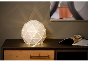 Lucide 21509/25/31 - Lampa de masa OTONA 1xE27/25W/230V alba