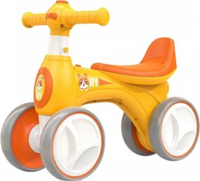 Trotineta fara pedale pentru copii NOVOKIDS™ EVO Balance Bubbles Bike, Cu masina de facut baloane si melodii, Maxim 30 Kg, 4 roti, Stabilitate mare,