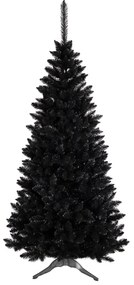 Brad de Crăciun negru 220 cm