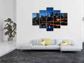 Tablou cu noaptea în Melbourne (150x105 cm)