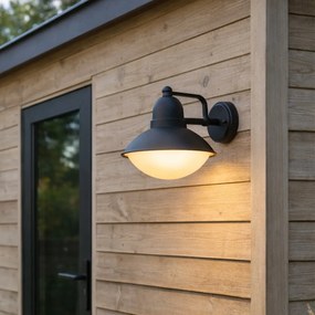 Lampă de perete exterioară modernă neagră IP44 - Marcel