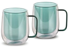 Lamart LT9124 Set de 2 pahare Tea Vaso, 250 ml,verde