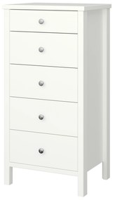 Tvilum Comoda cu 5 sertare Culoare alba, VITUS
