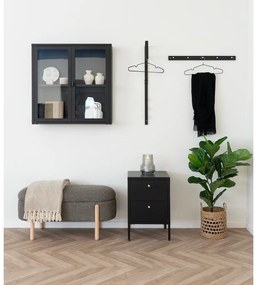 Noptieră neagră din metal Dalby – House Nordic