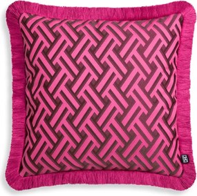 Perna decorativa design LUX Doris S pink, 50x50cm