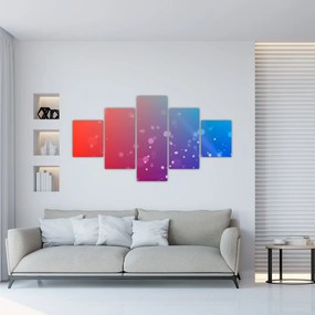 Tablou abstract modern   (125x70 cm), în 40 de alte dimensiuni noi