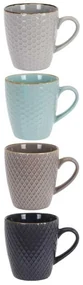 Set căni ceramice Honey 300 ml, 4 buc.