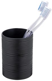 Suport pentru periuța de dinți negru din plastic Lyon – Allstar