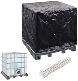 vidaXL Husă pentru container IBC cu 8 ocheți, 116x100x120 cm