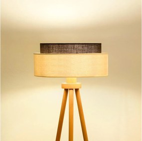 Brilagi - Lampadar LED Boho Style 1xE27/15W/230V crem/maro