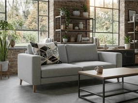 Husa din bumbac pentru perna ATHENA POLY 45x45 cm, negru