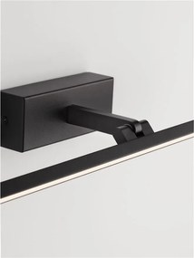 Aplica de perete LED baie IP44 MAREL neagra