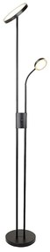 Lampadar LED, lampa de podea design modern Ophus negru mat