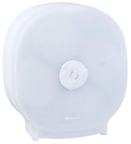 Dozator pentru 4 role de hartie igienica fara tub Merida Hygiene Control, alb