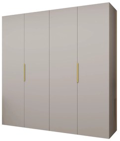 Dulap de haine 200 cm Mirabella 1 (Cașmir + Auriu). 1126368