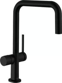 Baterie bucatarie monocomanda negru mat Hansgrohe Talis M54 U 220 cu 1 jet