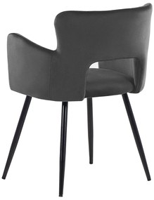 Set 2 buc scaune sufragerie Shelba (gri închis) . 1075759