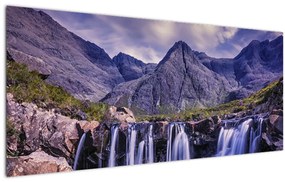 Tablou cu cascade (120x50 cm)