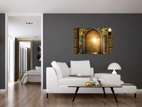 Tablou - Poarta din pădure (90x60 cm)