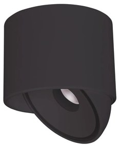 Spot LED Aplicat Directionabil Design Modern, Zeus 10w negru