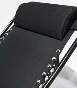 Scaun de grădină AN2320 OXFORD - negru