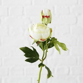 Trandafir artificial alb 59 cm