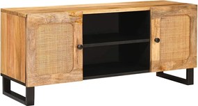 vidaXL Cabinet TV cu raft Maro 105 x 33 x 46 cm Lemn de mango solid