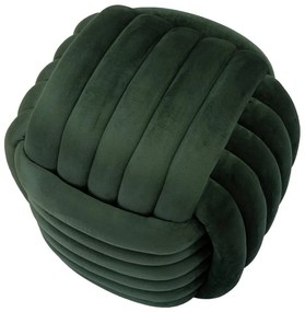 Taburet verde cu tapițerie din catifea Softy – Mauro Ferretti