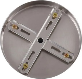 BRILAGI - Lustră aplicată ECLIPSE 12xE14/10W/230V, diametru 78 cm, argintie