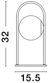 Veioza LED moderna design elegant HOOK