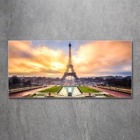 Tablou pe sticlă acrilică Turnul eiffel din paris