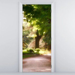 Fototapet pentru ușă - Parc (95x205cm)