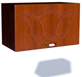 Corp superior 60 cu 1 usa orizontala pentru hota Zebra MDF frunza cedru