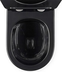 Vas WC suspendabil Rea Carlo Mini Tornado Black Gold Egde