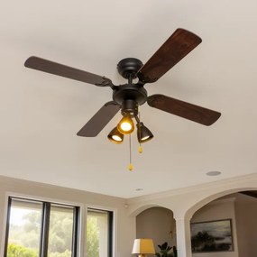 Ventilator de tavan ZEVENTI ZURRIOLA 3xGU10/50W/230V