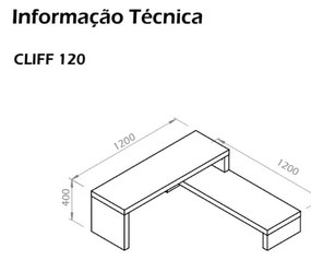 Masă TV reglabilă TemaHome Cliff Walnut, alb