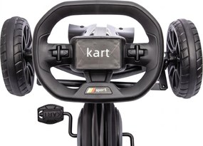 HOMCOM Kart cu Pedale pentru Copii 3-8 Ani, cu Scaun Reglabil | Aosom Romania