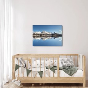 Tablou cu munți și reflectarea lor (70x50 cm)